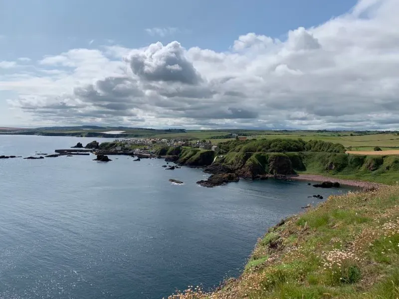 Coastal view looking towards St. Abbs.
