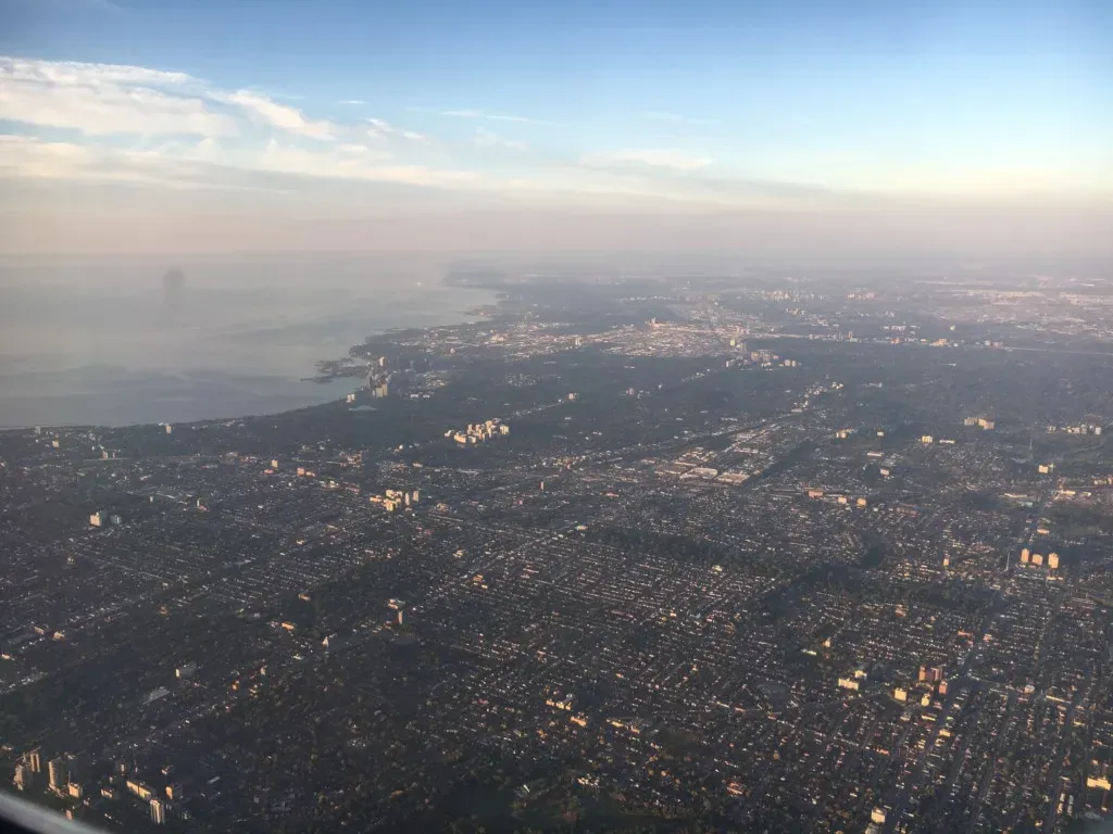 Metro Toronto from the sky