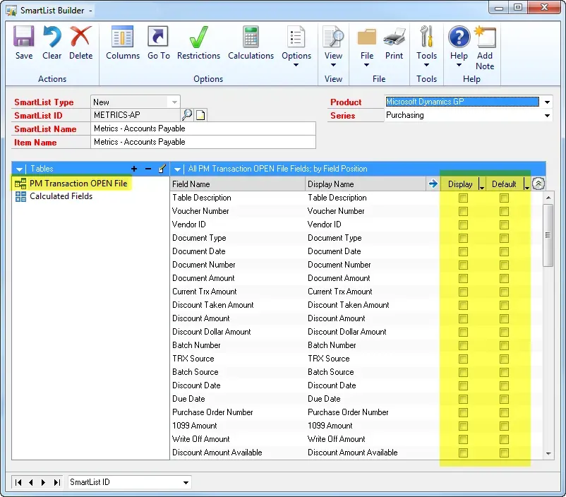 Metrics Smartlist Example SLB 1