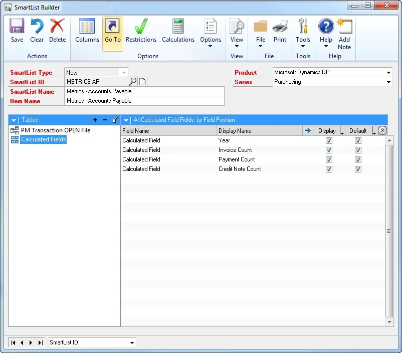 Metrics Smartlist Example SLB 2