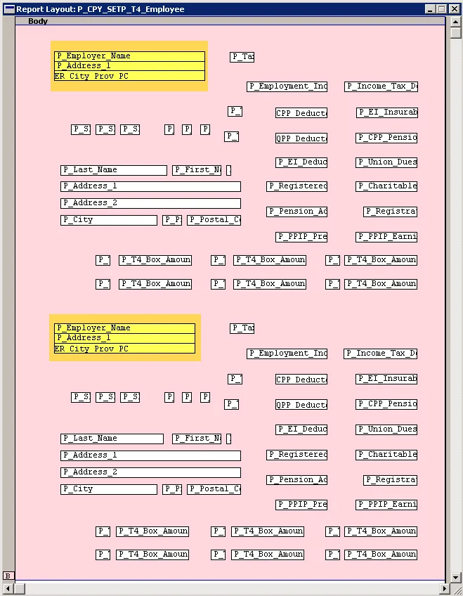 T4 3 - employee layout
