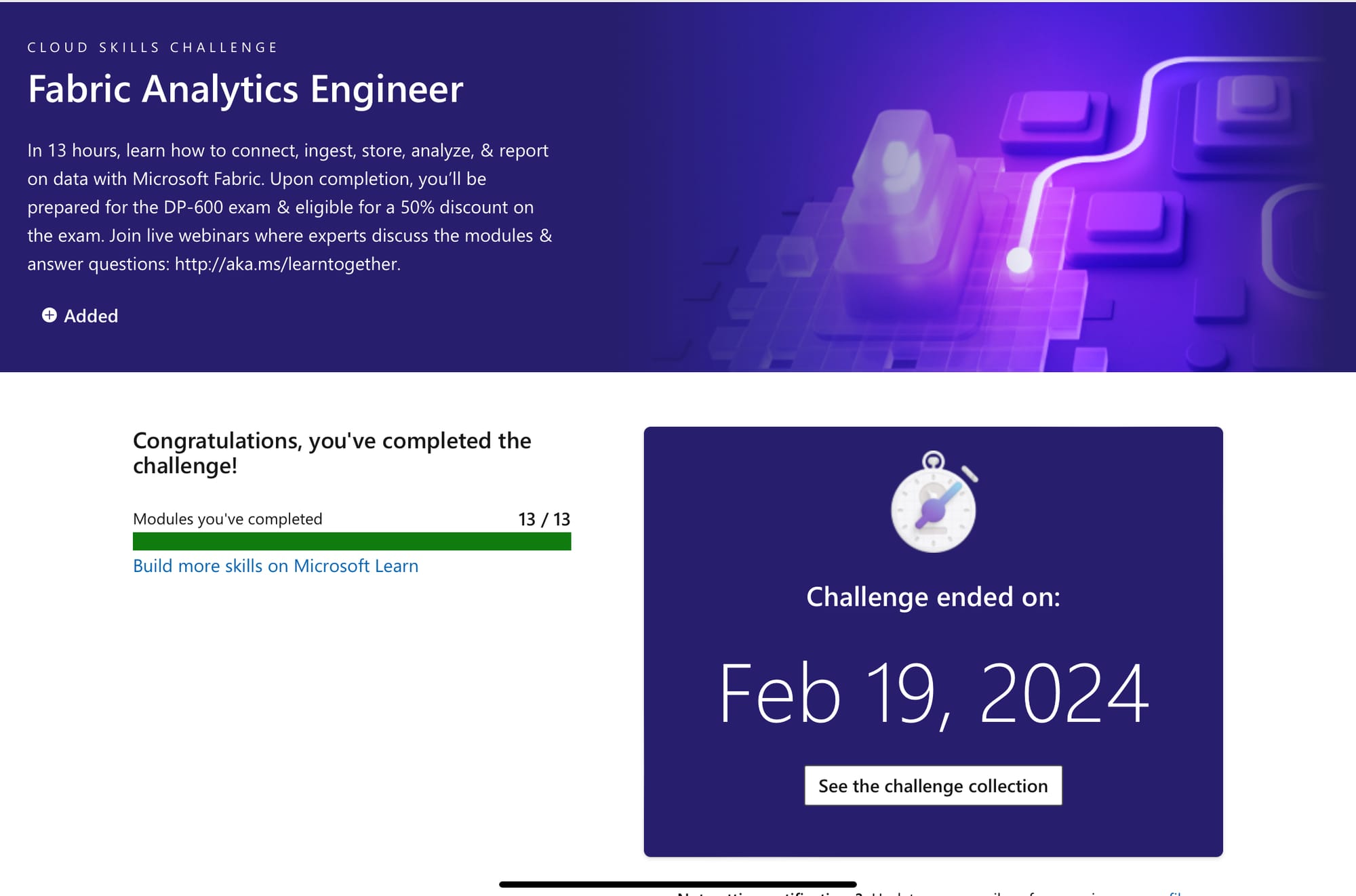 MS Learn Fabric Analytics Engineer Challenge Part 12